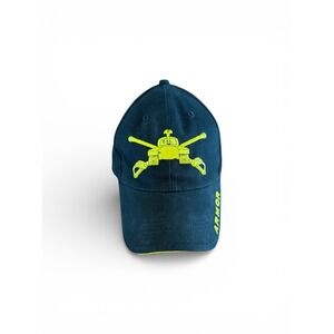 US Army Artillery Crossed Swords Black Hat Cap Eagle Crest One Size Fits Most